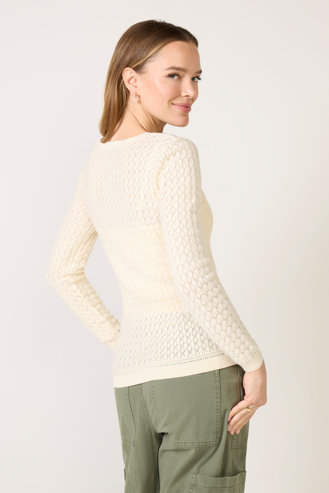 Everyday Pointelle Cardigan