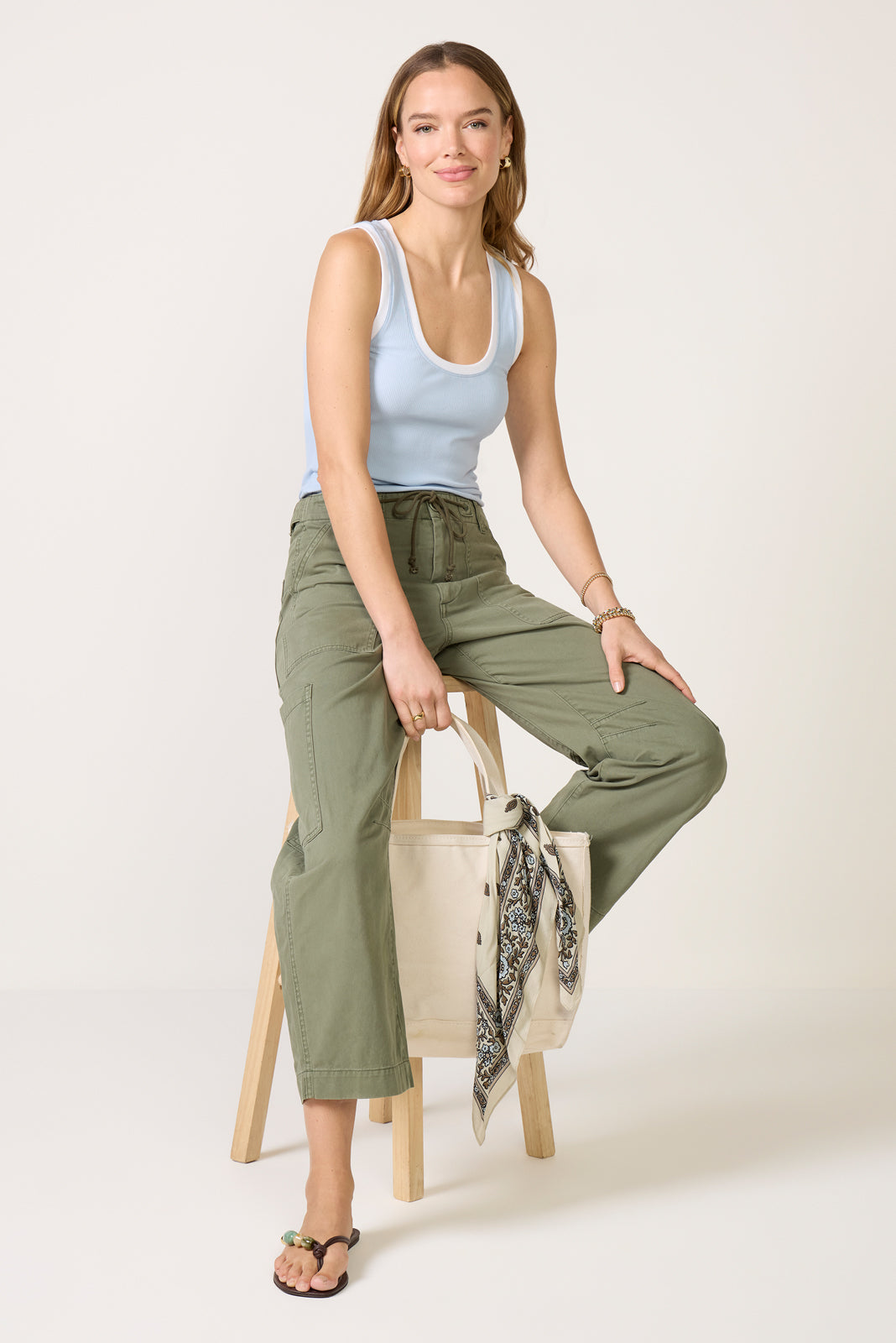 Sirena Colorblocked Rib Tank