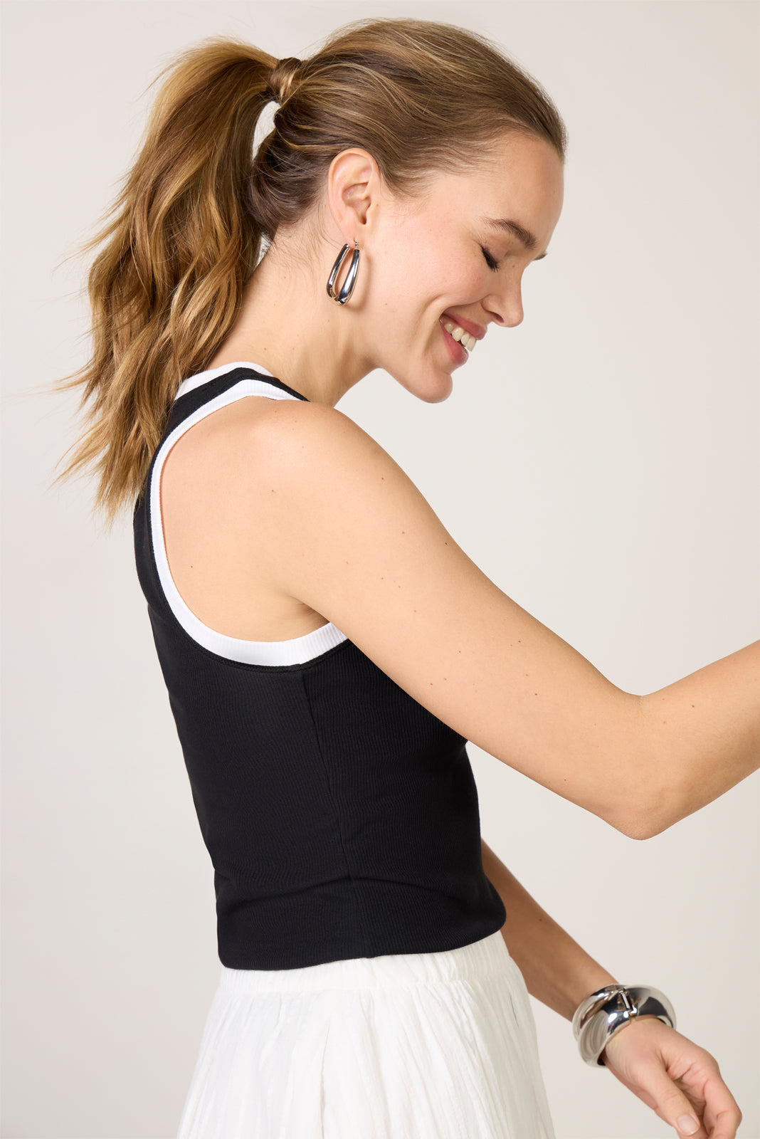 Sirena Colorblocked Rib Tank