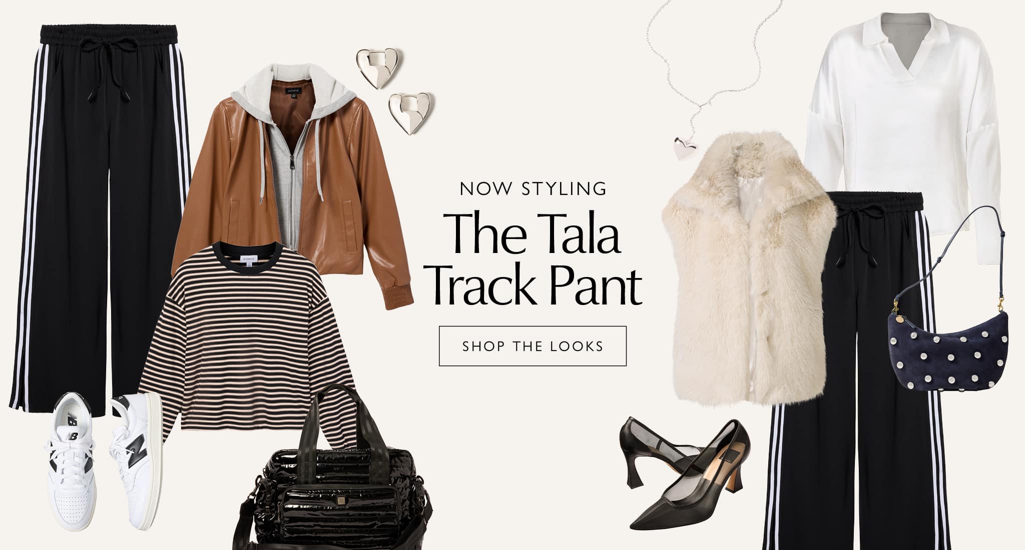 Now Styling The Tala Track Pant, Shop the Looks