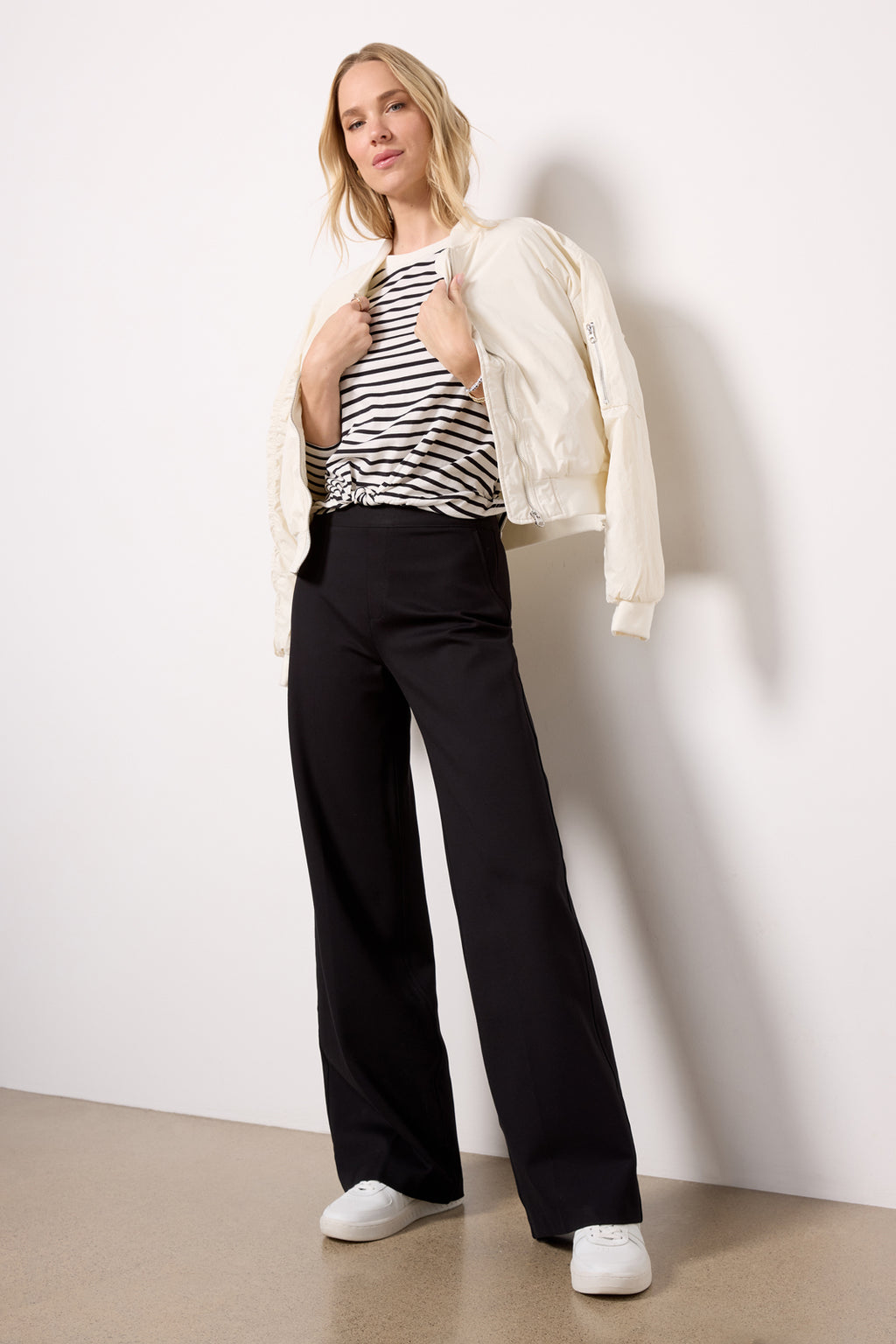 Spanx Ponte Wide Leg Pant - Classic Black XL Spanx Ponte Wide Leg Pant - Classic Black XL