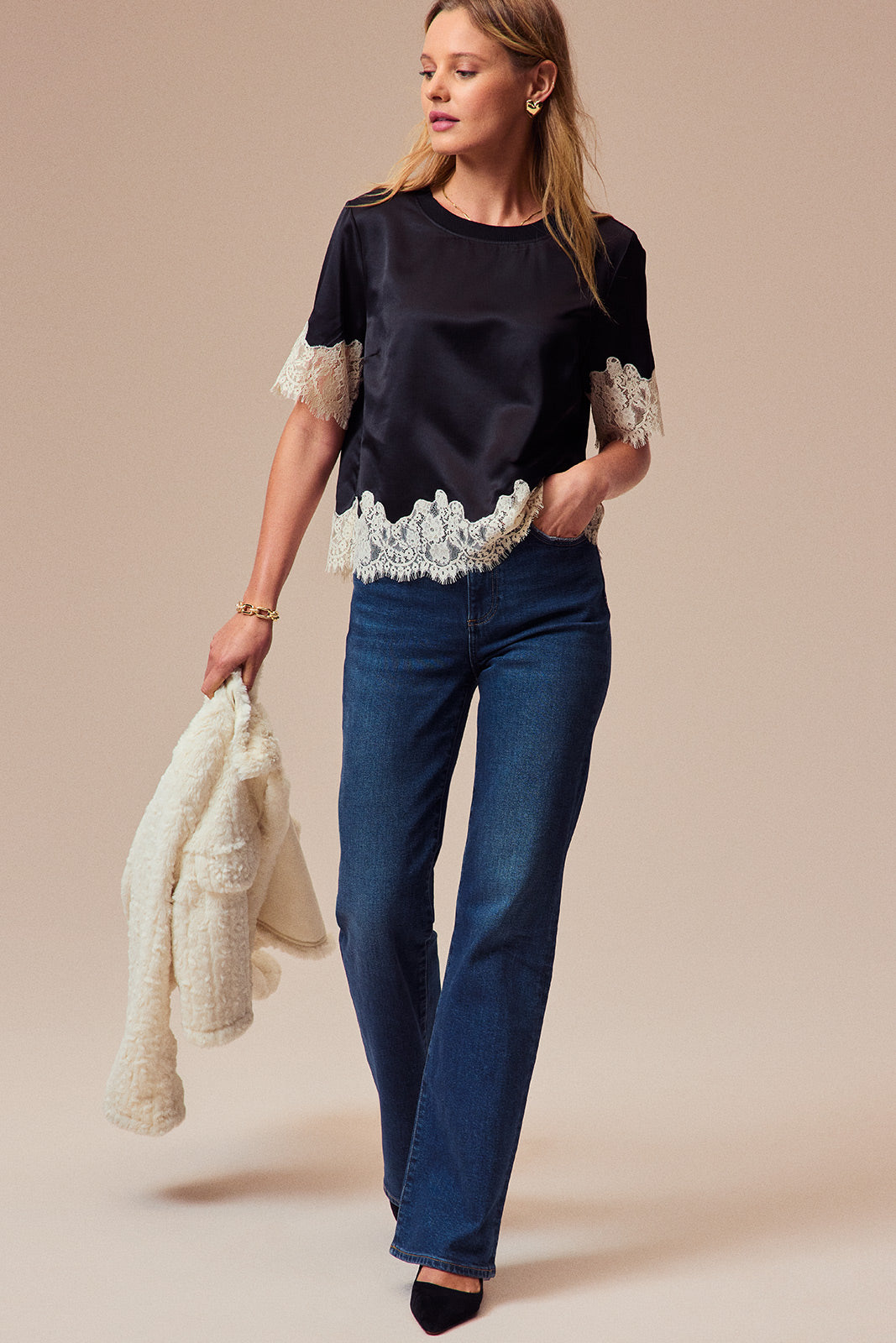 Evie High Rise Slim Bootcut Jean