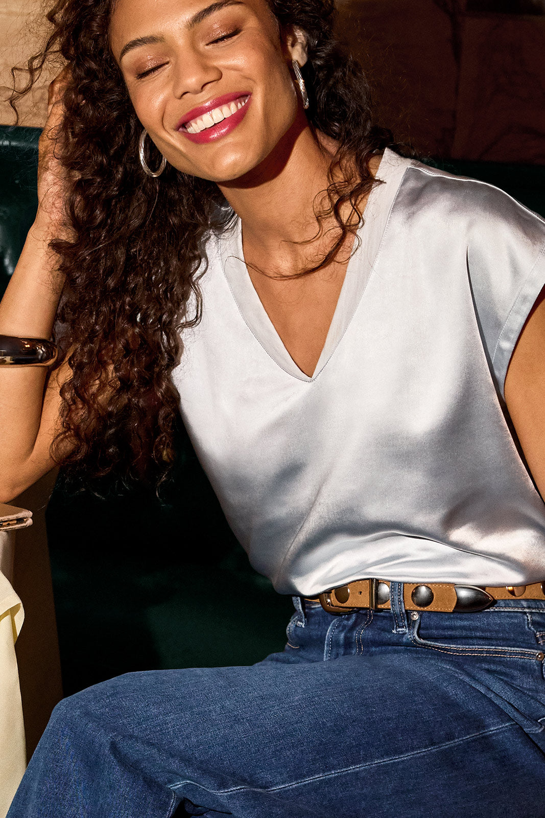 Brett Studded Suede Belt