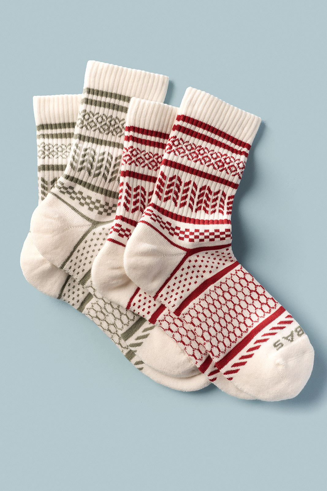 Checkered Fairisle Half Calf