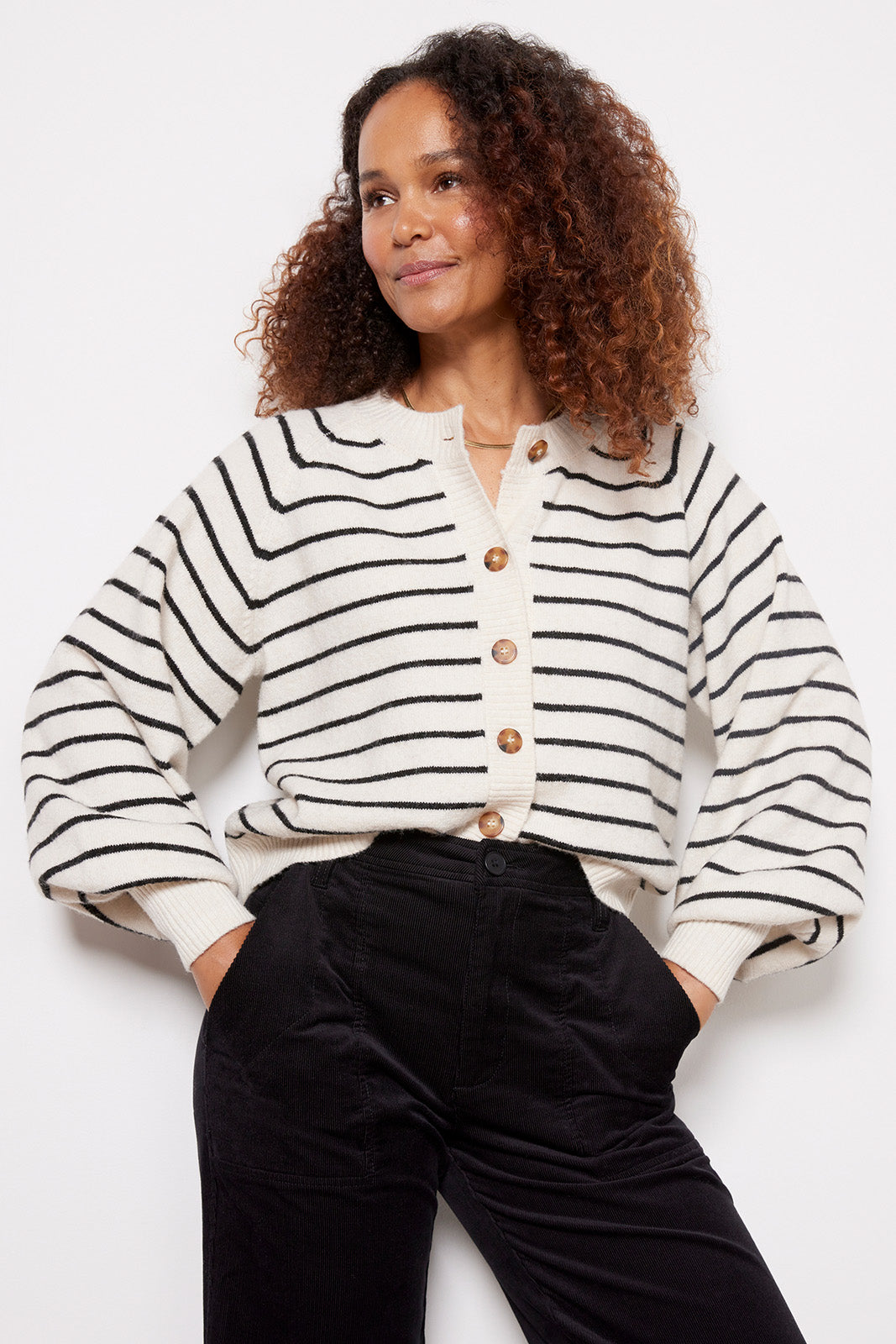 Kezia Stripe Cardigan