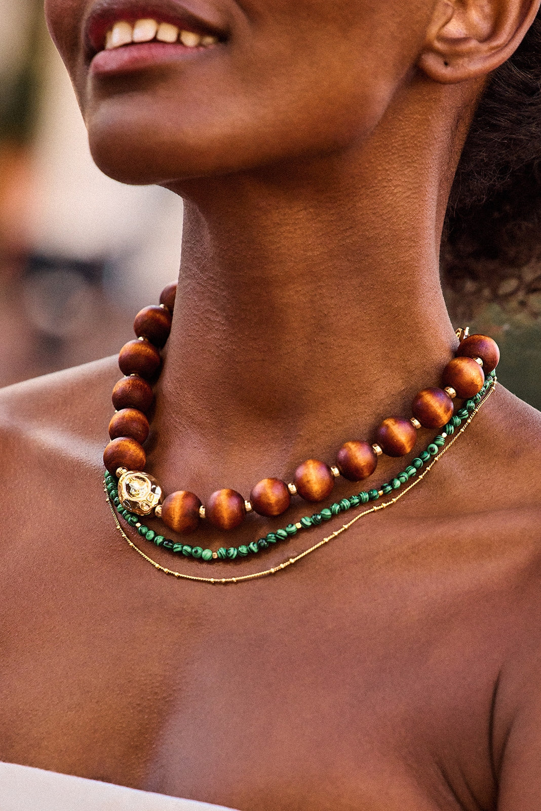 Vida Wood Necklace