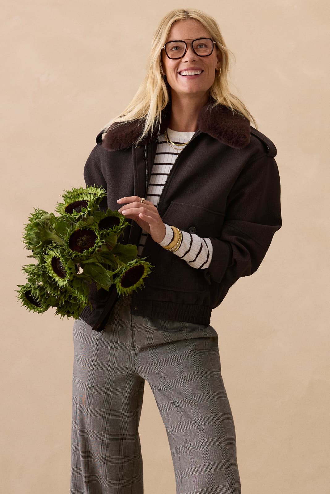 The Faux Leather Bomber