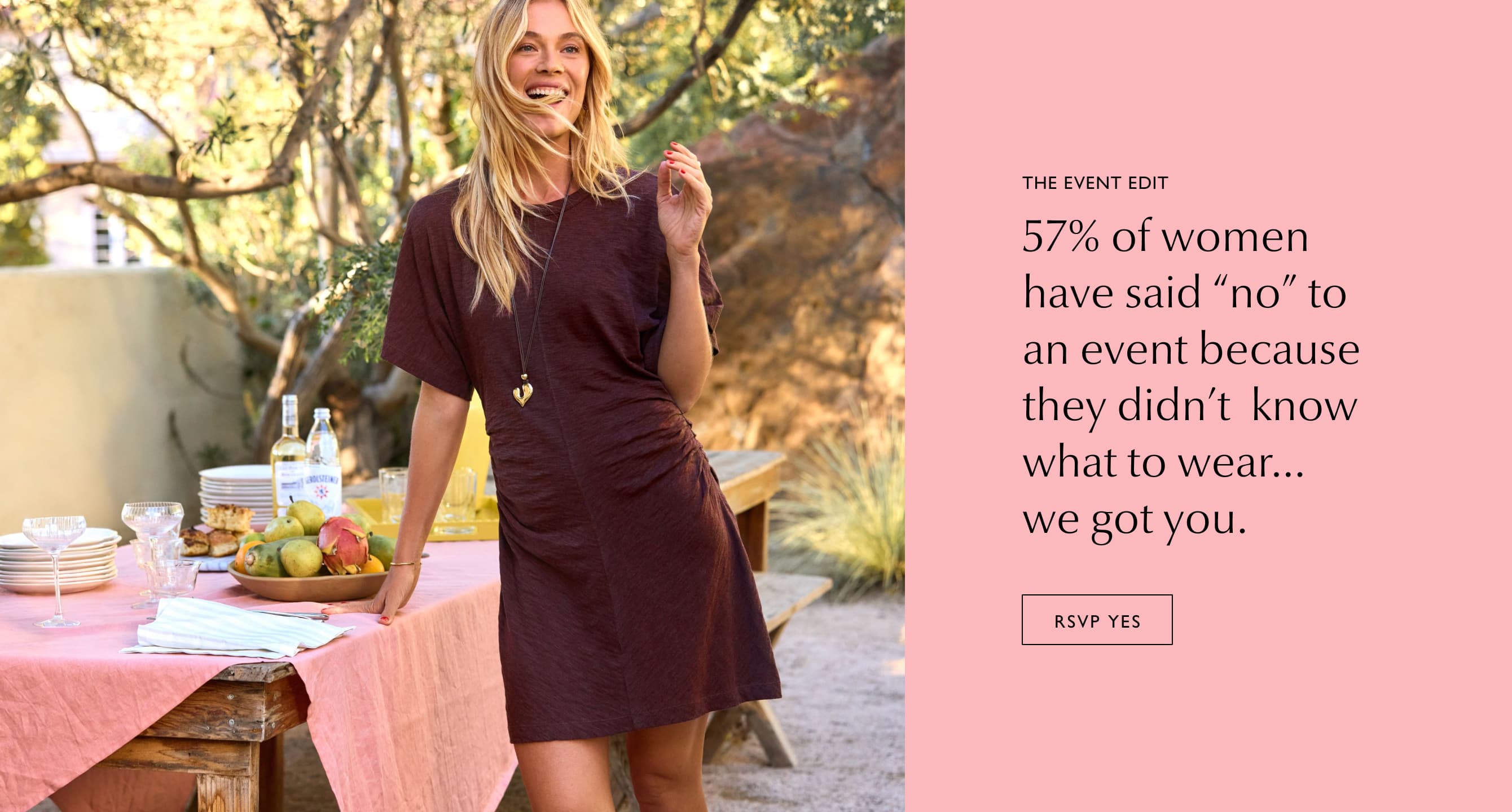 The Event Edit. RSVP Yes.