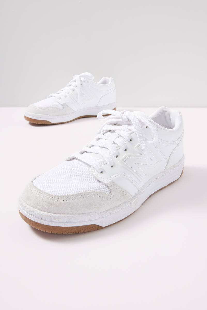 NWT New Balance BB480 V1 Court Sneaker White Unisex 9 Men / 10.5 Women 480 - New Balance main image 4