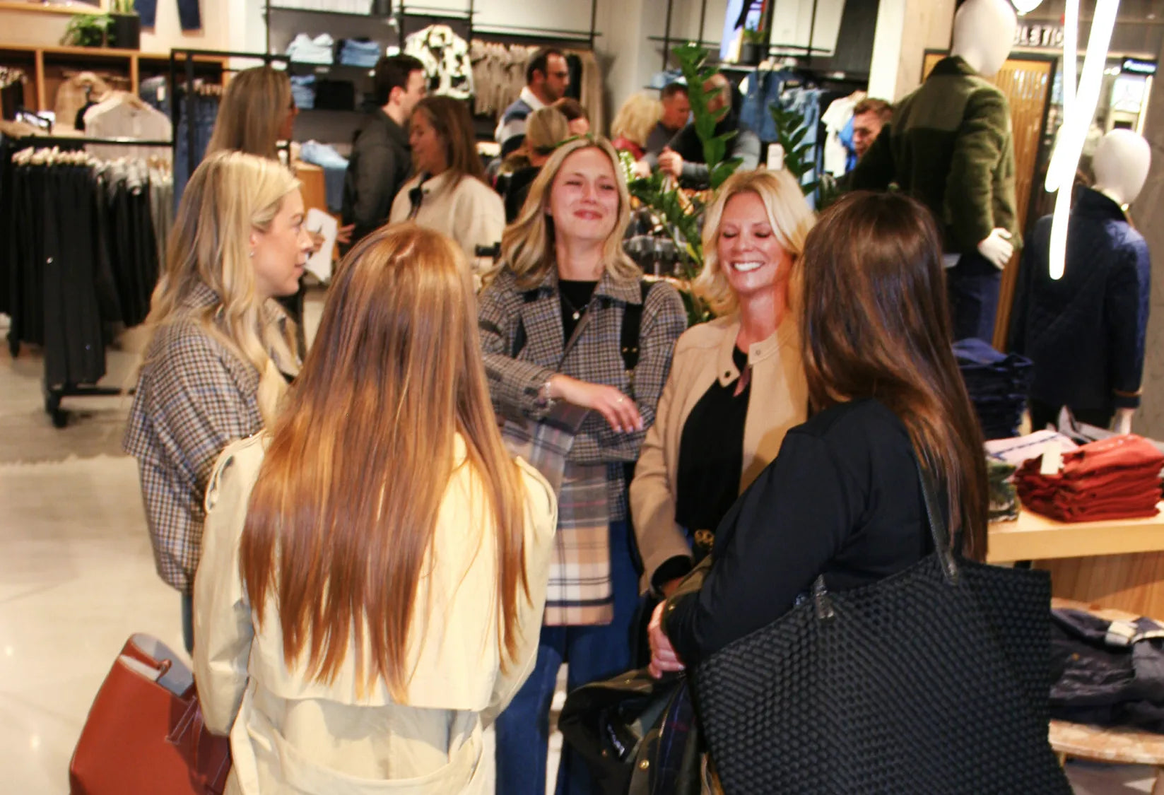 Images of women at an EVEREVE style social party.