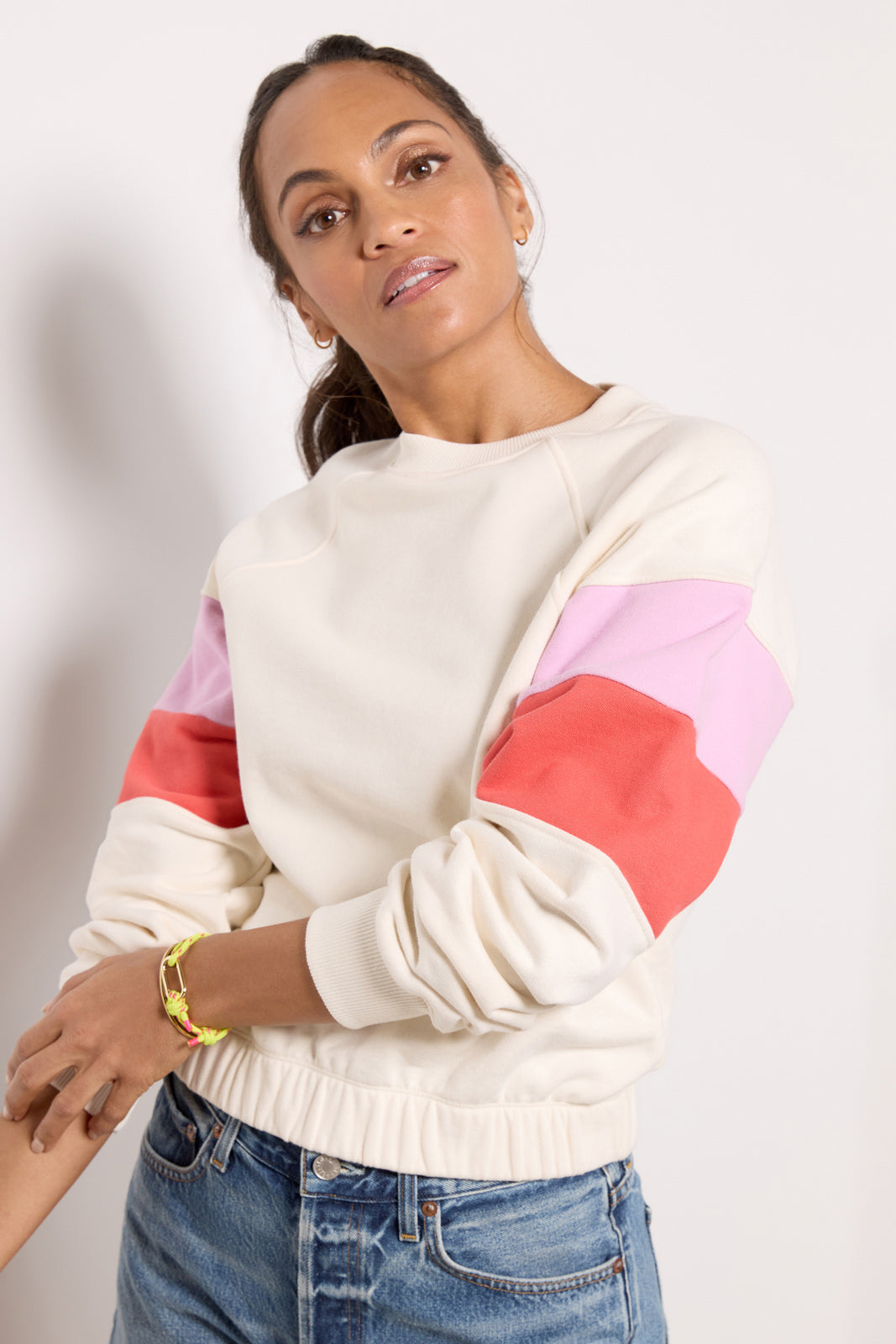 Ava Colorblock Sweatshirt