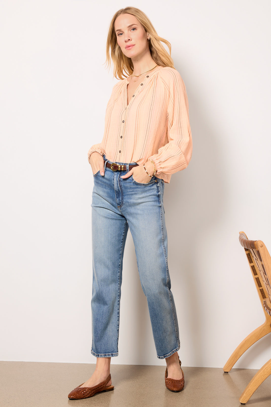 Mindy Textured Blouse
