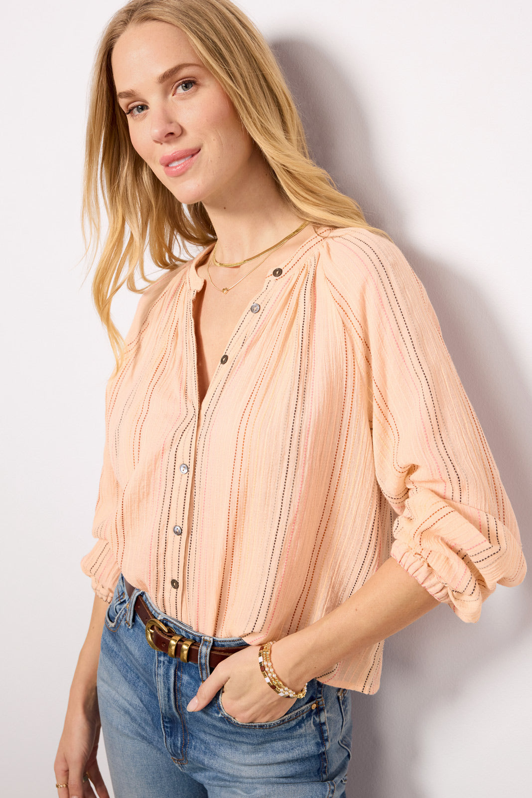 Mindy Textured Blouse