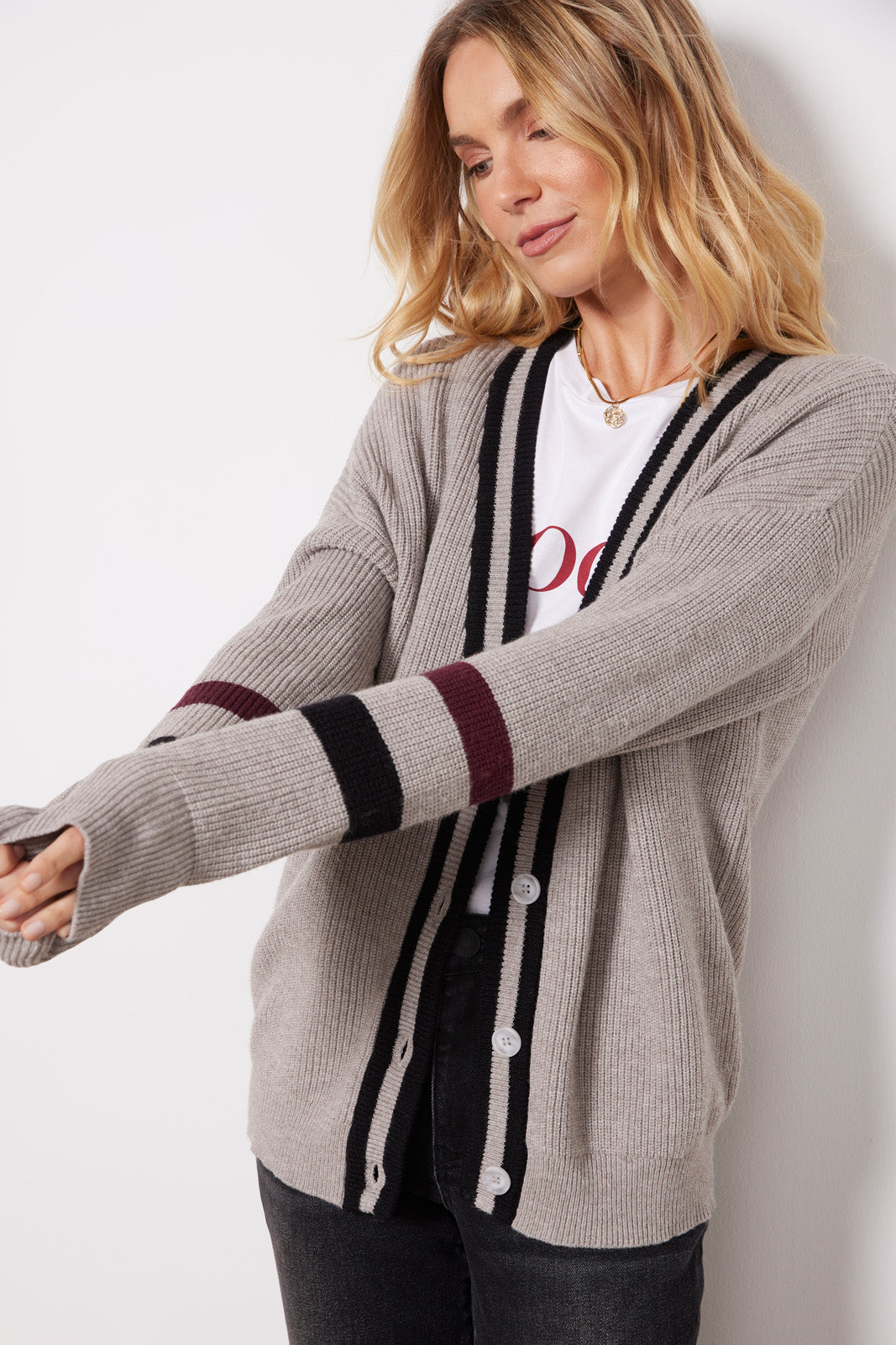 Astrid Varsity Cardigan