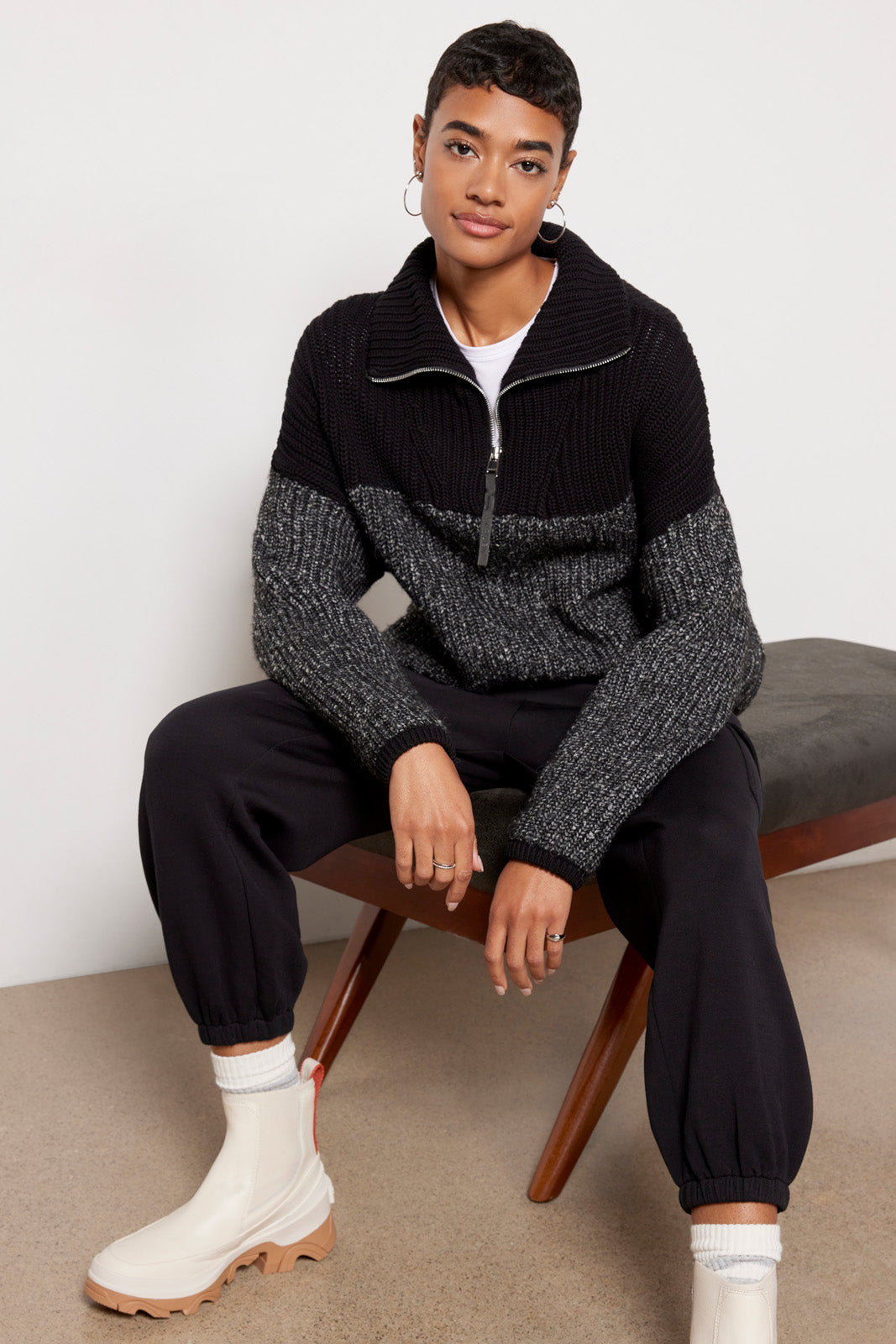 Willard Half Zip Knit Pullover