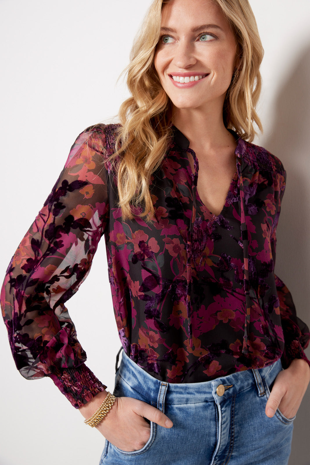 Willow Floral Top